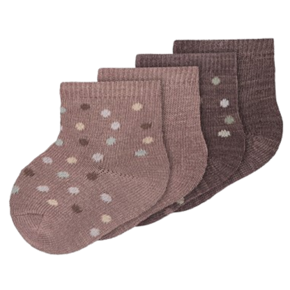Name it 4 pack Uld Sokker - Wak - Prikker - Antler - Sokker - MamaMilla