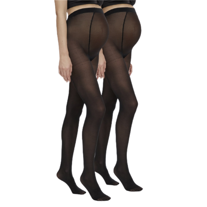 Mamalicious vente-nylonstrømper (50 den) 2-pack - graviditetstøj - MamaMilla