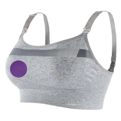 Cache Coeur Nahtloser Sport-Still-BH – Woma – Grau – Unterwäsche – MamaMilla