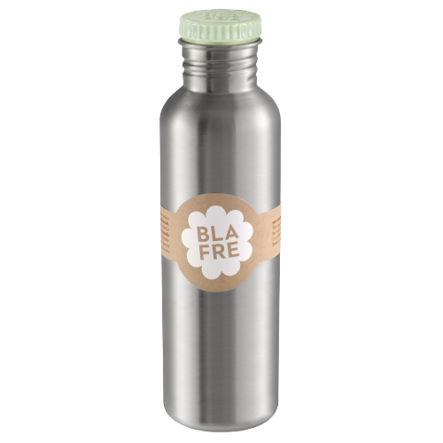 BLAFRE drikkedunk i rustfrit stål - 750 ml - Mint - Drikkedunk i stål - MamaMilla