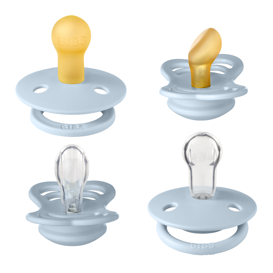 Bibs Try it - startpakke med sutter - Baby Blue - Sut - MamaMilla