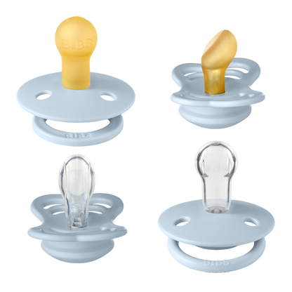 Bibs Try it - startpakke med sutter - Baby Blue - Sut - MamaMilla