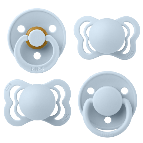 Bibs Try it - startpakke med sutter - Baby Blue - Sut - MamaMilla