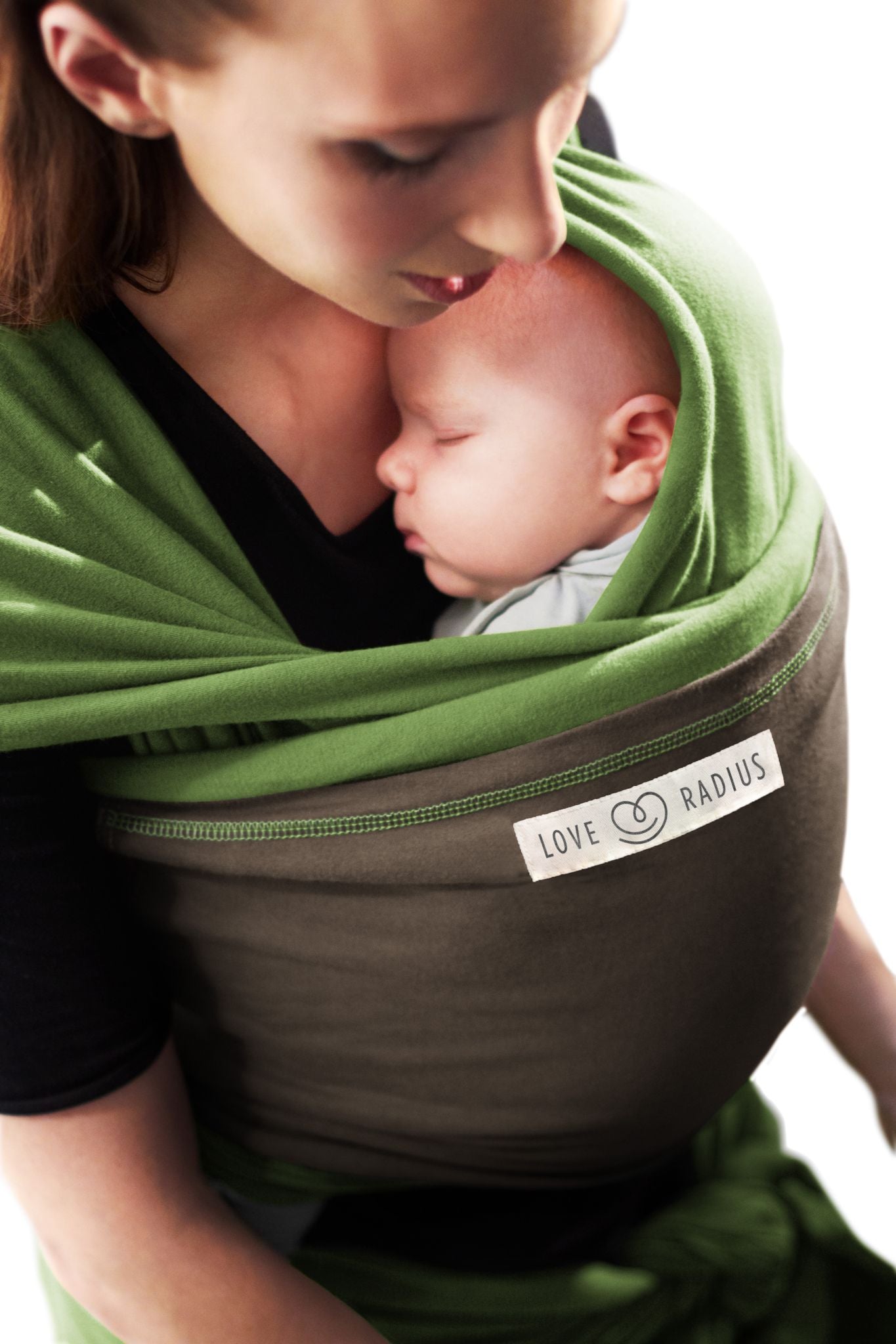 Love Radius Stretch Wrap Original – Pistazie/Braun – Wrap – MamaMilla