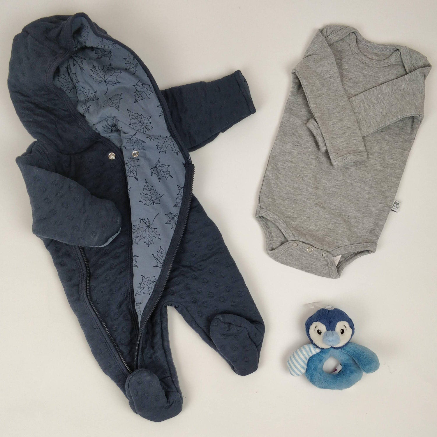 MamaMilla body med lange ærmer - Grå - Body - MamaMilla