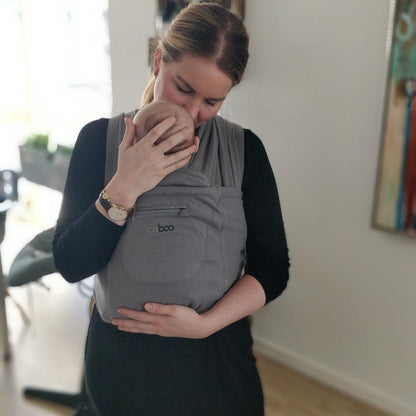 Close strækvikle Caboo +økologisk - Sage - vikle - MamaMilla