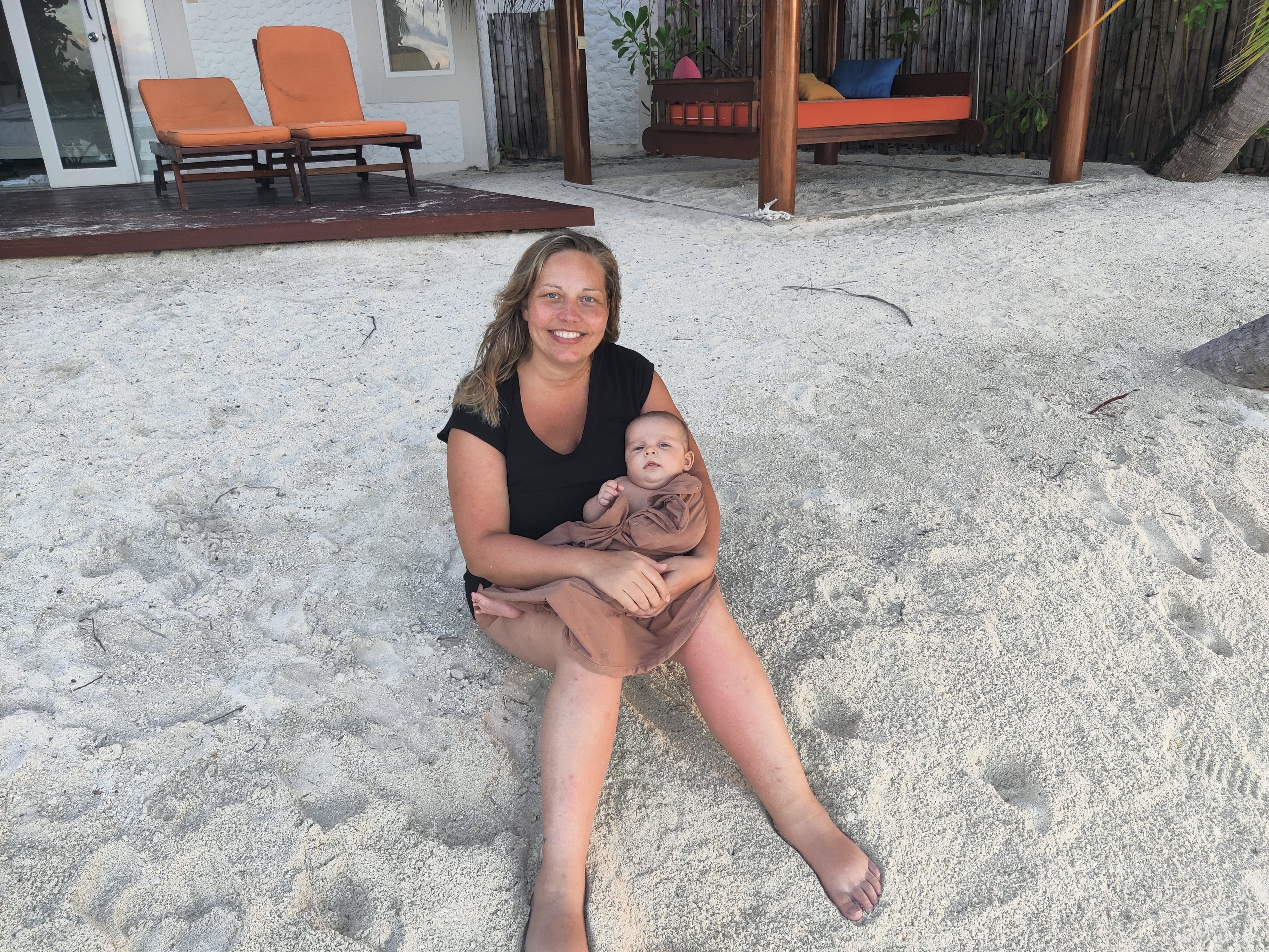 Cloby UV-tæppe med UPF 50+ - Sandy Beach - UV-tæppe - MamaMilla