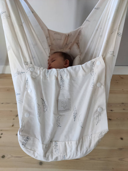 MamaMilla Slyngevugge - Rose feathers - Slyngevugge - MamaMilla