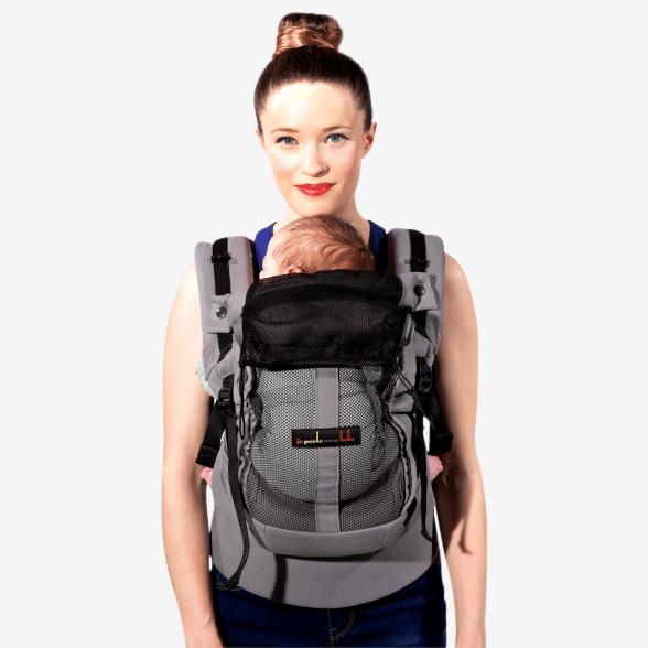 Love Radius Babystütze für die Babytrage – Hellgrau – Babytrage – MamaMilla