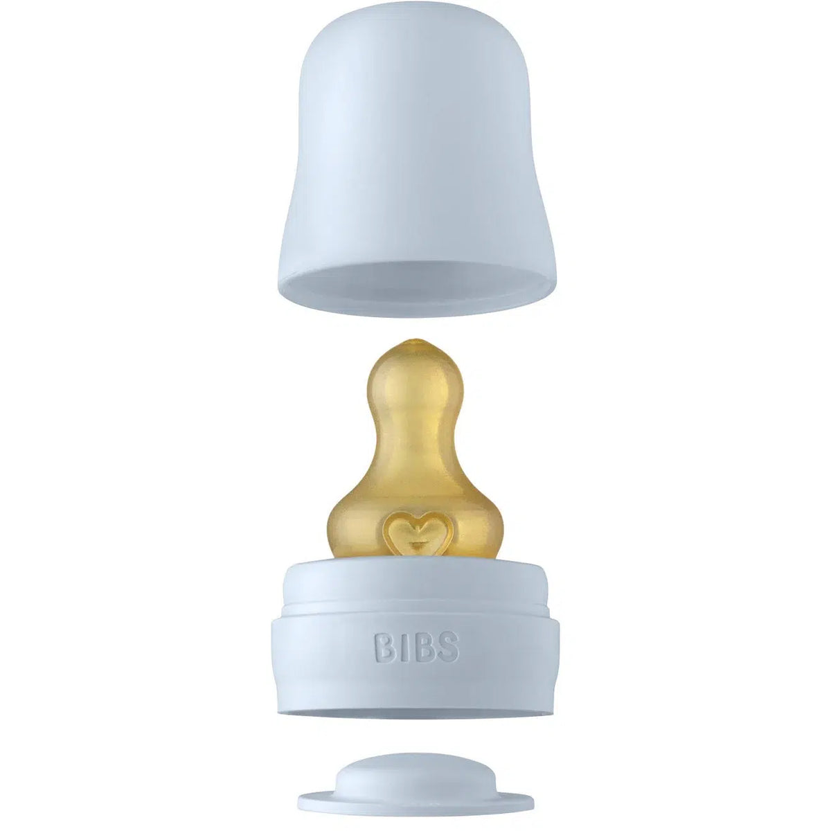 Bibs Babyflasche aus Glas – Latex – 110 ml. - Baby Blue - Flaschenbaby - MamaMilla