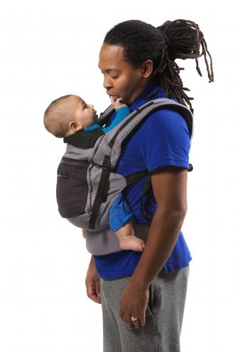 Je porte mon bebe Babytrage – Dunkelgrau – Babytrage – MamaMilla
