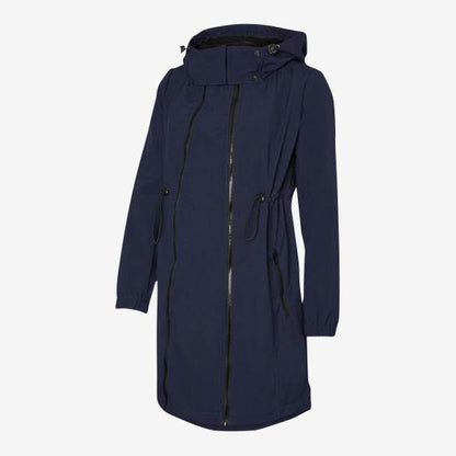 Mamalicious 3in1 Softshell-Trage- und Schwangerschaftsjacke – Dunkelblau – Tragejacke – MamaMilla