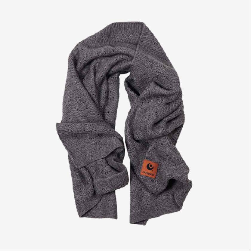 EasyGrow babytæppe med bambus og uld - Dark grey - Babytæppe - MamaMilla