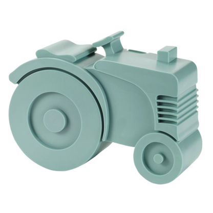 BLAFRE Madkasse Med 2 Rum - Traktor - Blågrøn - Madkasse - MamaMilla