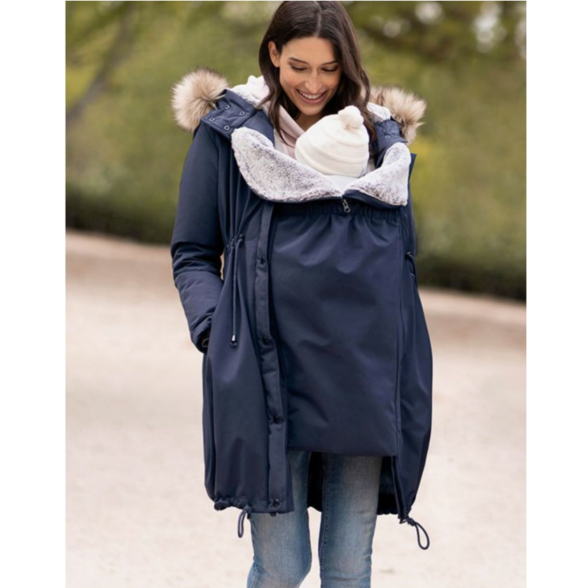 Seraphine Warte- und Tragejacke 3-in-1 - Valetta - Navy - Tragejacke - MamaMilla