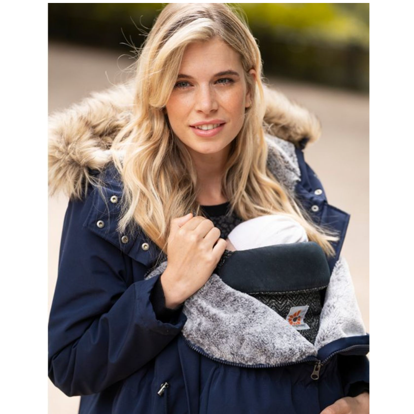 Seraphine Warte- und Tragejacke 3-in-1 - Valetta - Navy - Tragejacke - MamaMilla