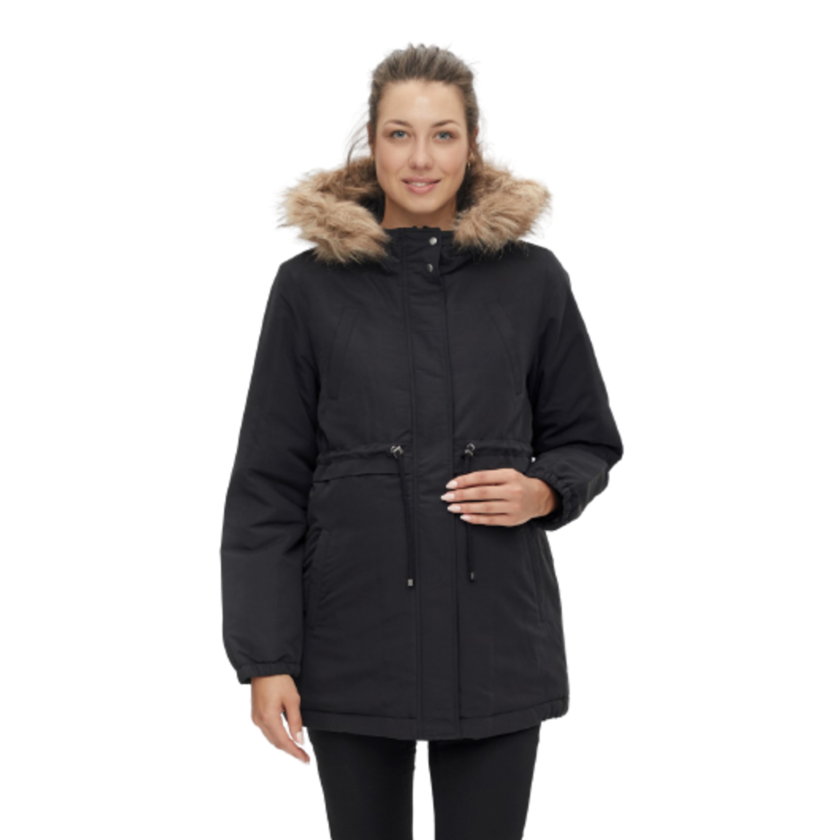 Mamalicious vente-parkajakke - Jessa - Black - Graviditetsjakke - MamaMilla