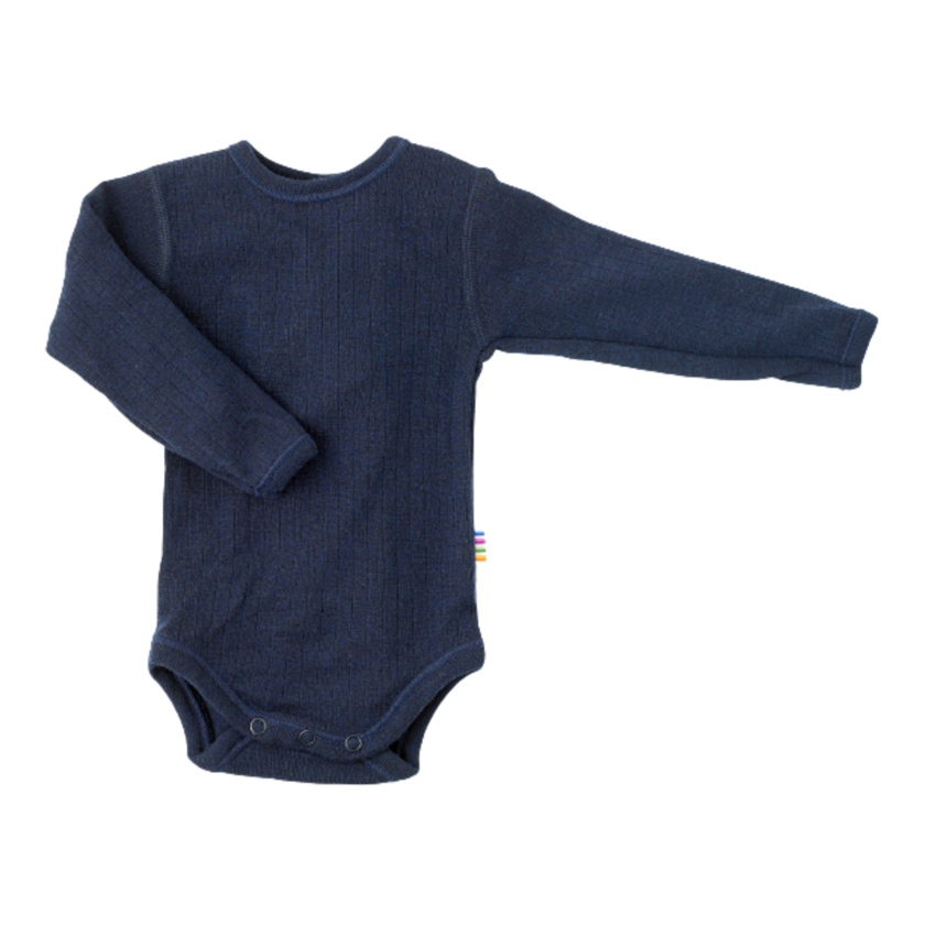Joha-Body aus Wolle – Marineblau – Body – MamaMilla
