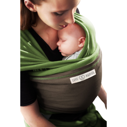 Love Radius Stretch Wrap Original – Pistazie/Braun – Wrap – MamaMilla